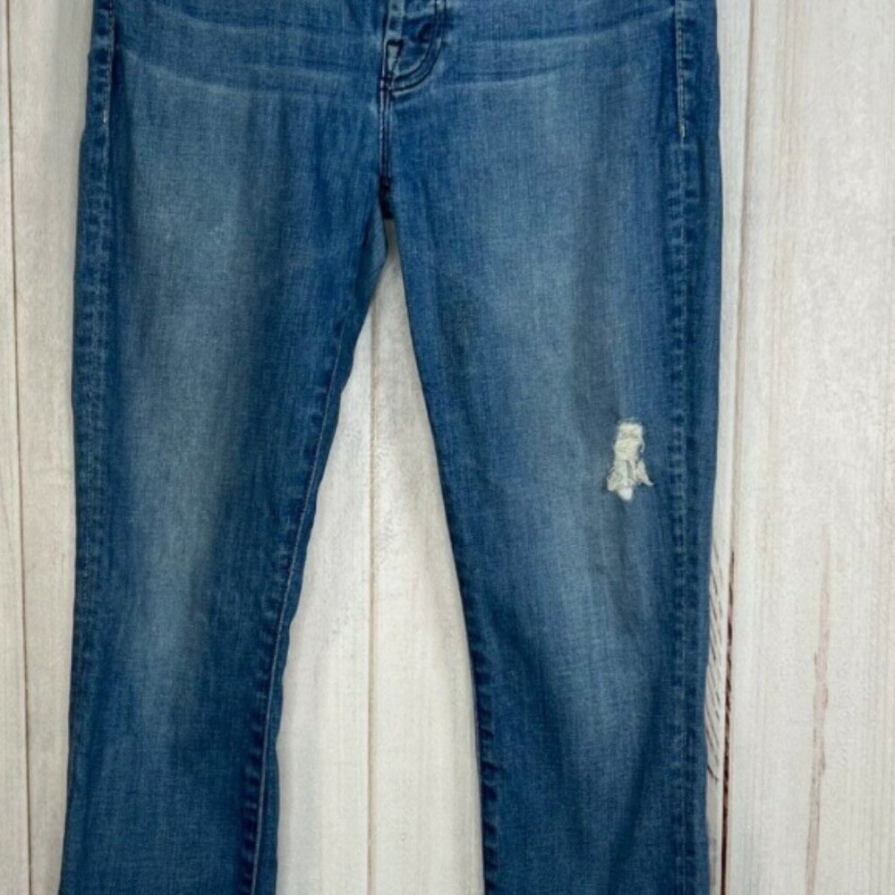 Mother Denim The Stunner Size 26 Ankle Fray Jean